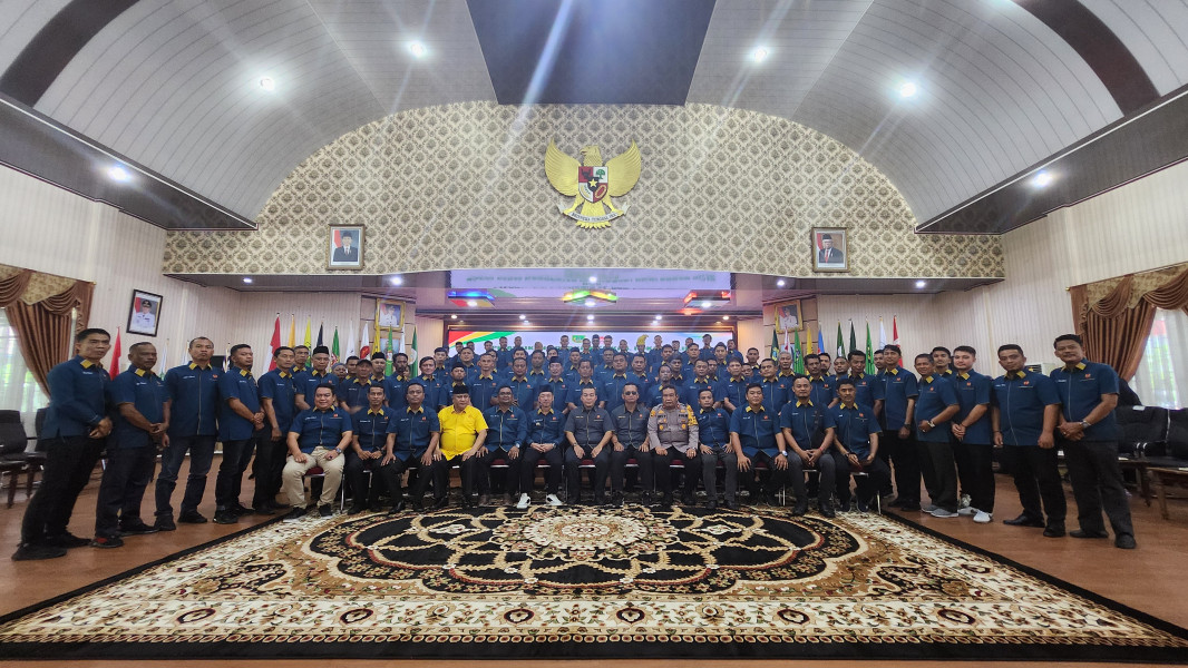 Bupati Afrizal Sintong Hadiri Pelantikan Korcam dan Rakerkab KONI Rohil 2024