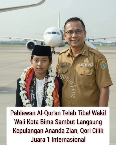 Selamat Datang Kembali Ketanah Air, Zian Qori Cilik Juara 1 Internasional