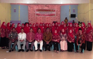 Bupati Rohil Kukuhkan Persatuan Wanita Suku Jawa