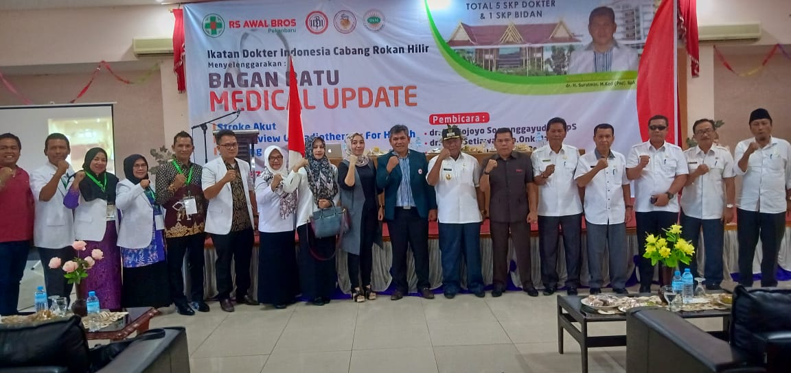 Tingkatkan Profesionalisme Medis, IDI Rohil Taja Seminar Medical Update