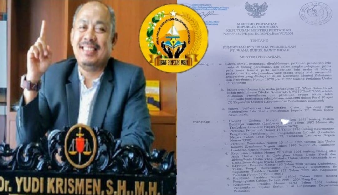 Terkait Polimik PT WSSI, Dr Yudhi Krismen : Kita Resmi dan legal