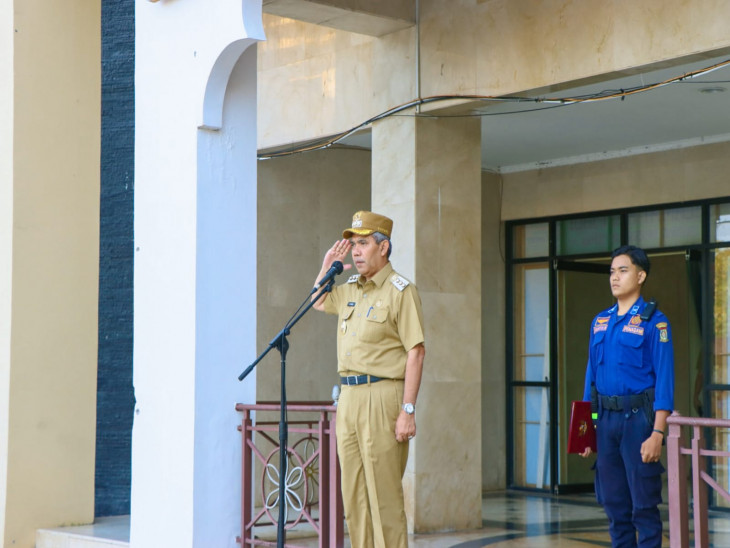 Pimpin Apel Gabungan, Kamsol Tekankan Sukseskan Agenda Daerah Nasional dan Tegakkan Disiplin.
