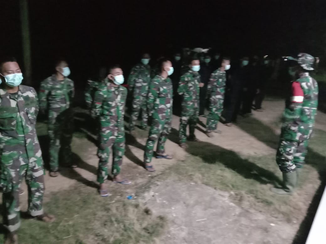 Ambil apel malam, Dan SSK TMMD ingatkan anggota