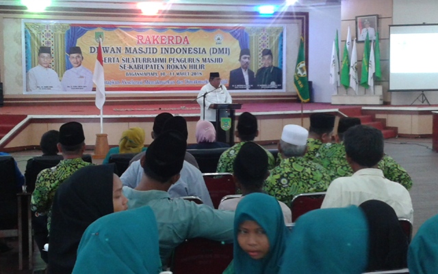 DMI Rohil Gelar Rakerda I Dan Silaturrahmi Dengan Pengurus Masjid